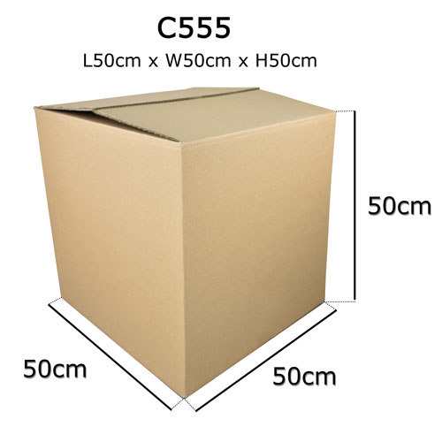 Strong double-wall carton box ready for packing