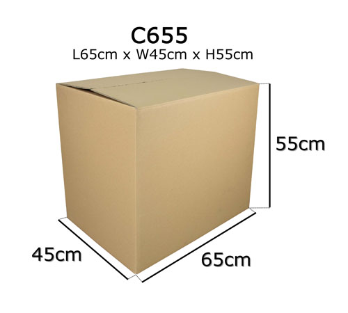 Extra-Large Double-Wall Carton Box (C655)